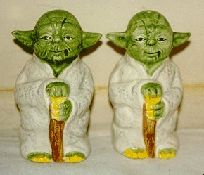 Picture of Yoda salt and pepper shakers